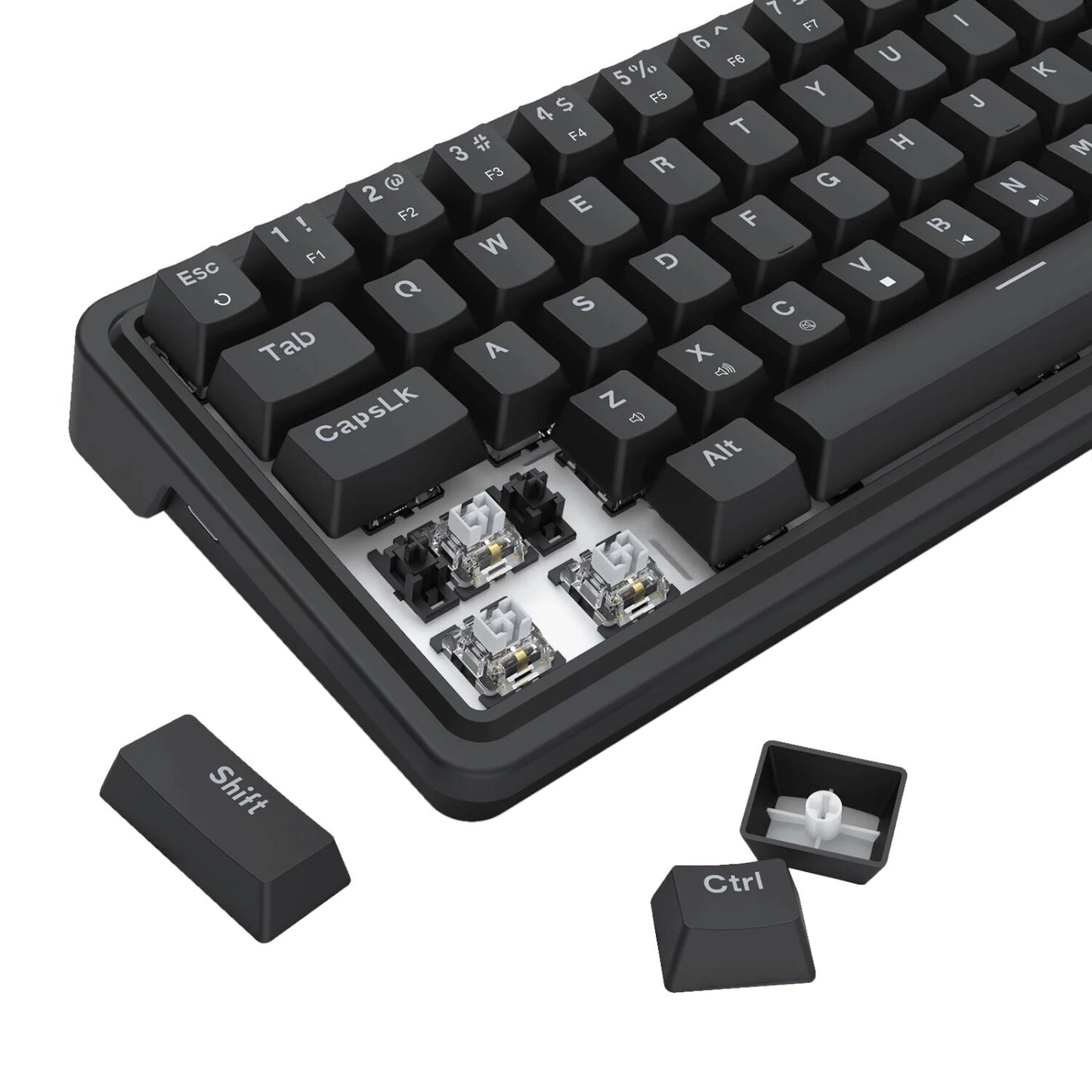 Redragon NOVA K709 65% Wired Gasket RGB Gaming Keyboard β Black
