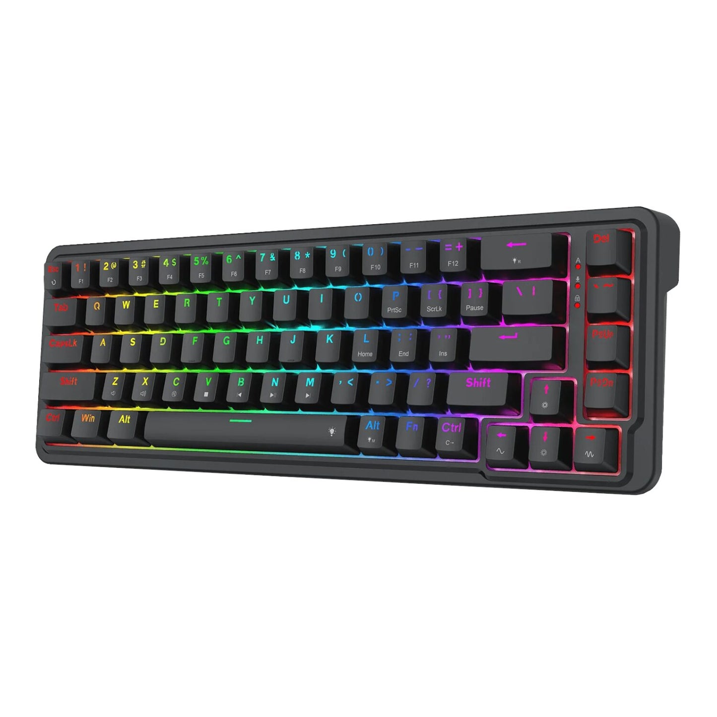 Redragon NOVA K709 65% Wired Gasket RGB Gaming Keyboard β Black