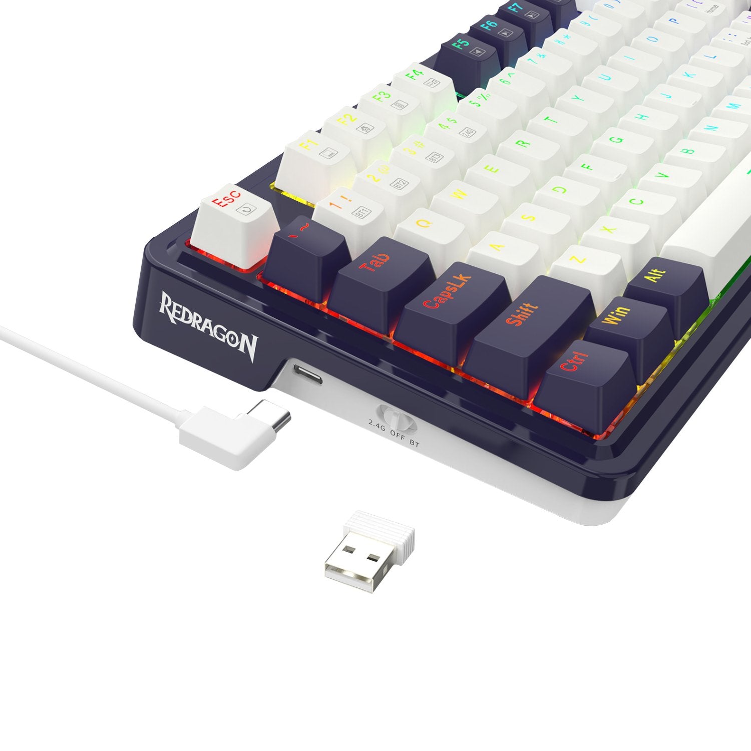 Redragon UCAL K673 PRO Mechanical Wireless Gaming Keyboard – Black.