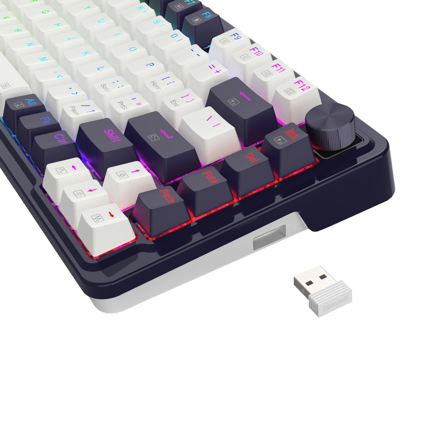 Redragon UCAL K673 PRO Mechanical Wireless Gaming Keyboard – Black.