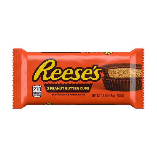 Reese's 2 piece Peanut Butter Cups 42g pack of 48