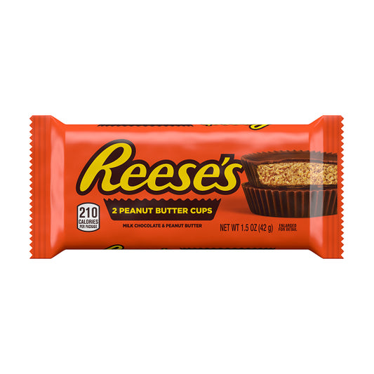 Reese's 2 piece Peanut Butter Cups 42g pack of 48 Chocolate