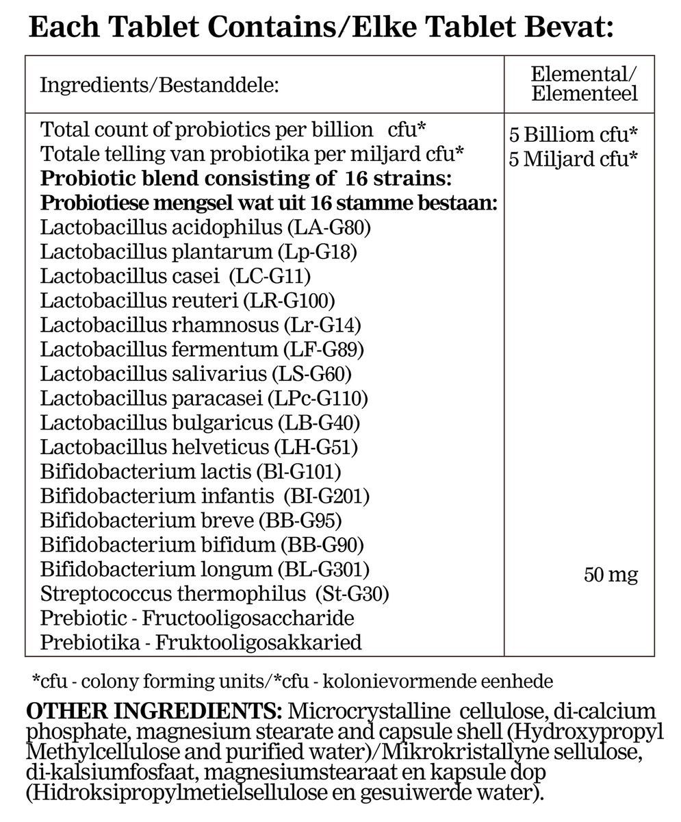 Slender You Beat the Bloat Probiotic for her 30 tablets
Our probiotic promotes digestive health and reduces bloating for a comfortable and happy gut.
Slender You® Probiotic Capsules are formulated with a diverse 16-strain blend of friendly bacteria to support digestion, reduce bloating and maintain a balanced microbiome, especially important when dietary changes occur during weight loss.