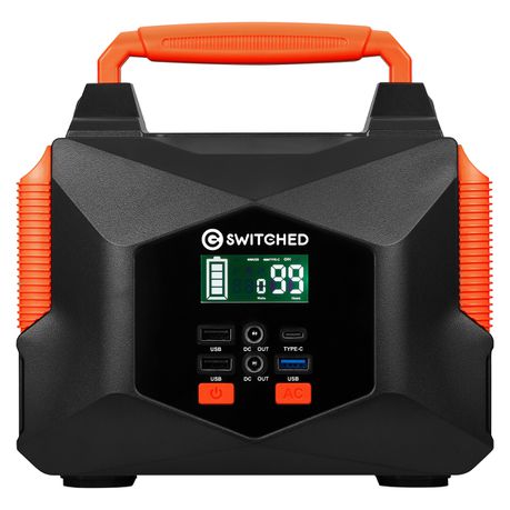 Switched 200W Portable Power Station (146.52WH)