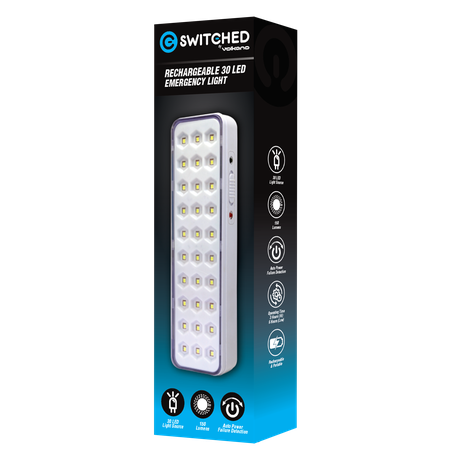 Switched 30 LED Emergency Light 150 Lumen