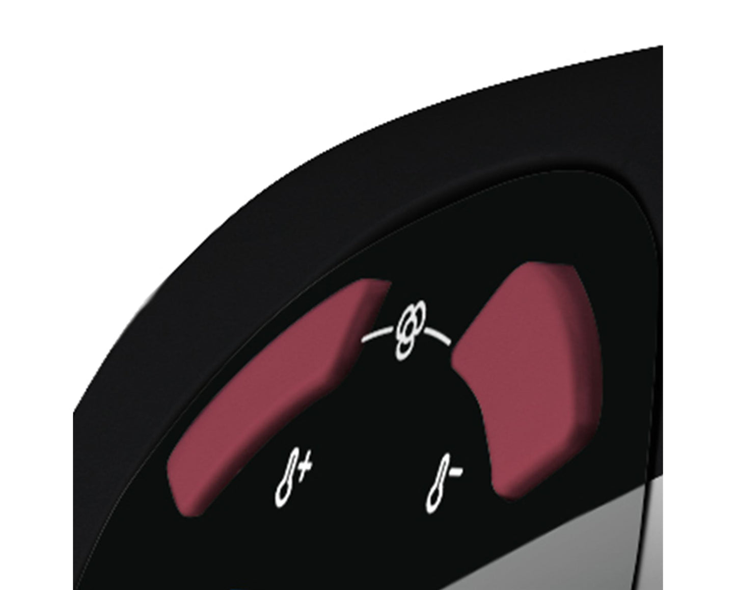 Taurus Heater Plug-In Black Dual Heat Settings 500W Tropicano Plug Heater