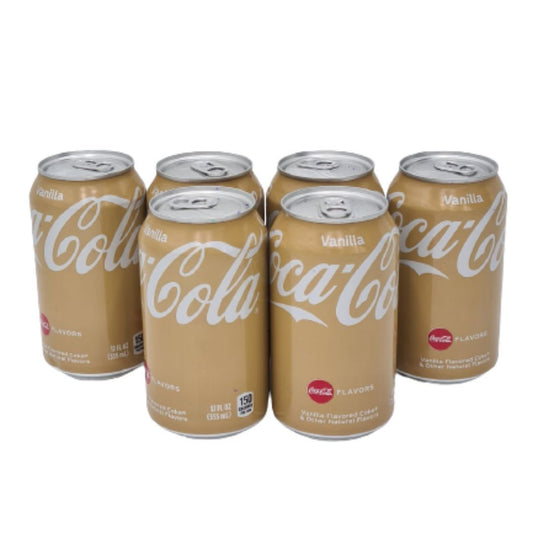 Vanilla Flavoured Coca Cola Coke Case of 12