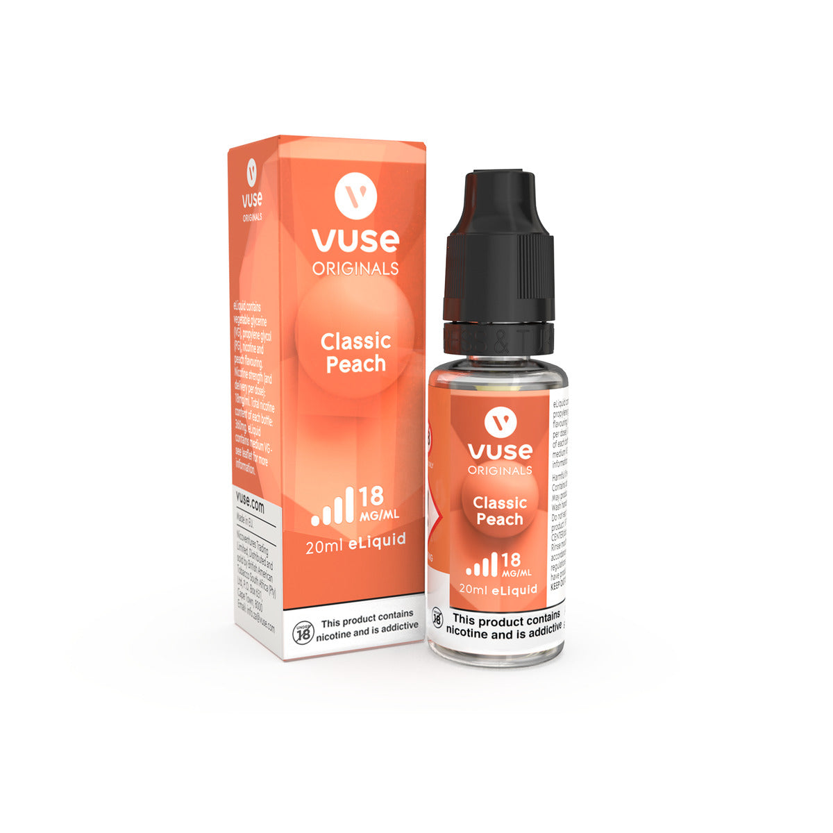 Vuse Classic Peach 18mg eLiquid