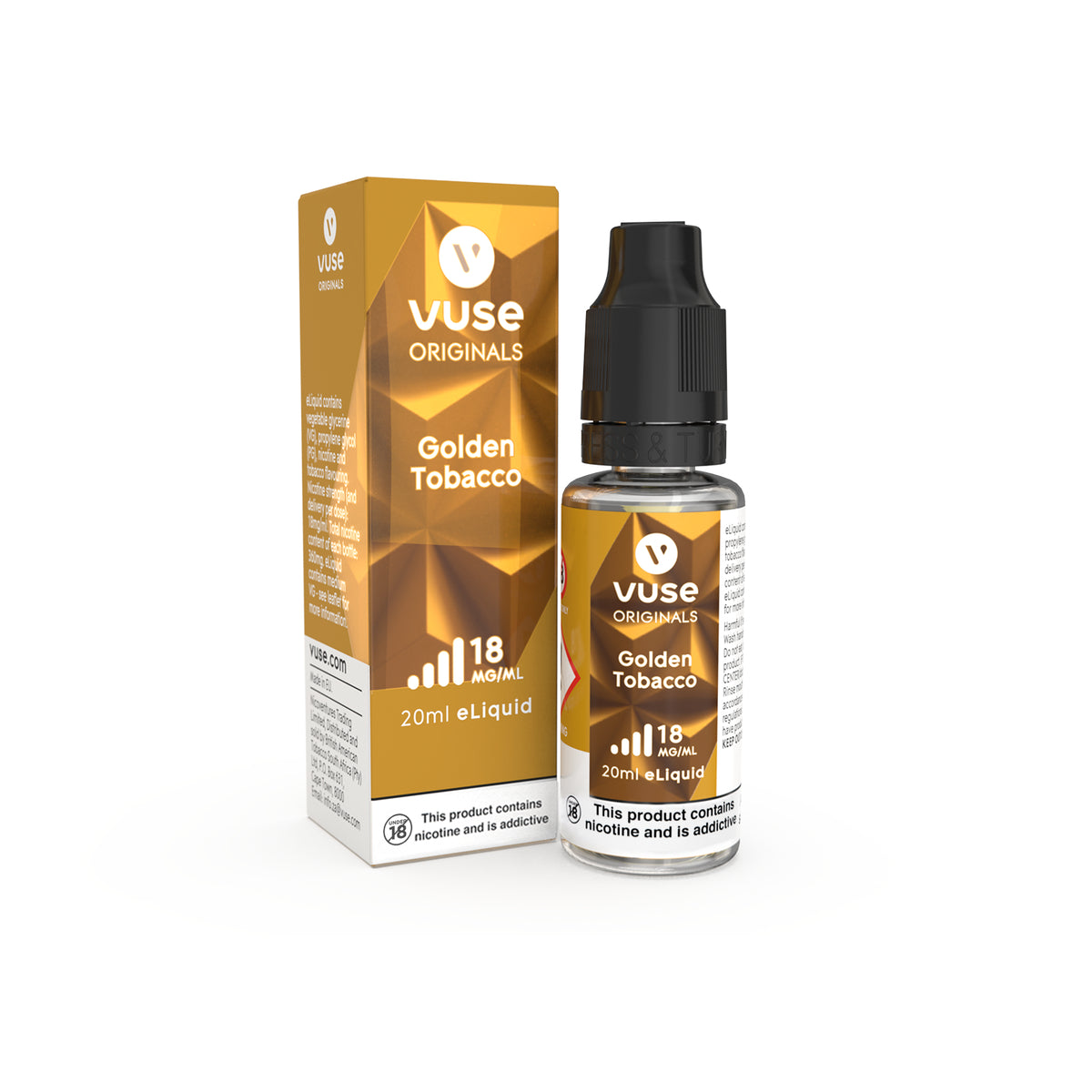 Vuse Golden Tobacco 6mg/18mg eLiquid