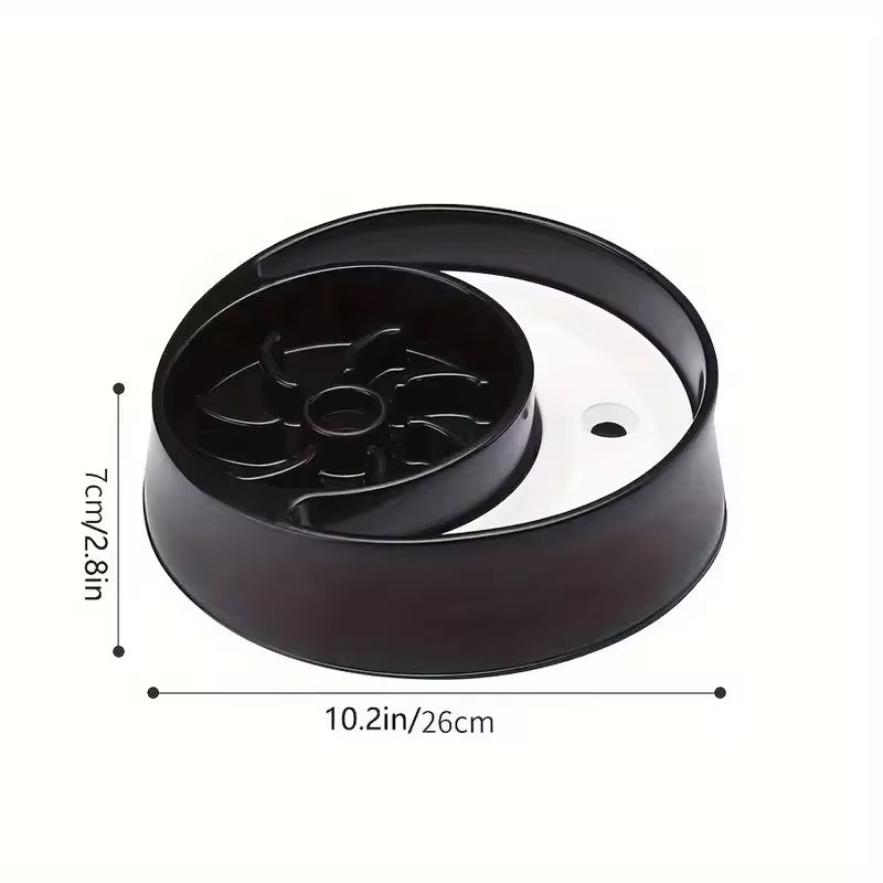Dogs-Up 2 in 1 Plastic Anti Splash Non-Slip Dog Puzzle Animal Bowl