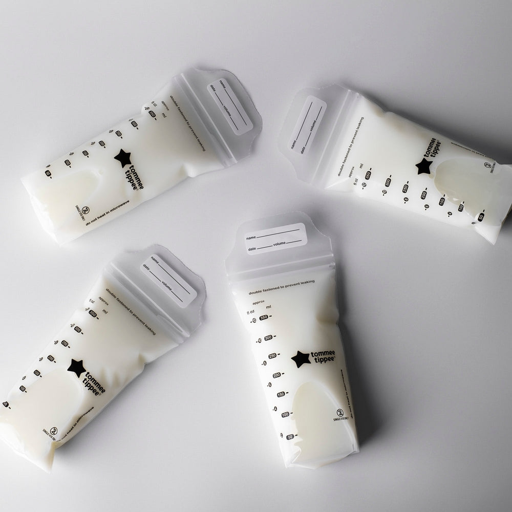 Tommee Tippee hands-free wearable pump being used by a busy mom