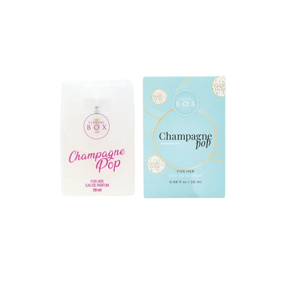 Perfume Box Champagne Pop For Her 20ml pocket perfume bottle and box
