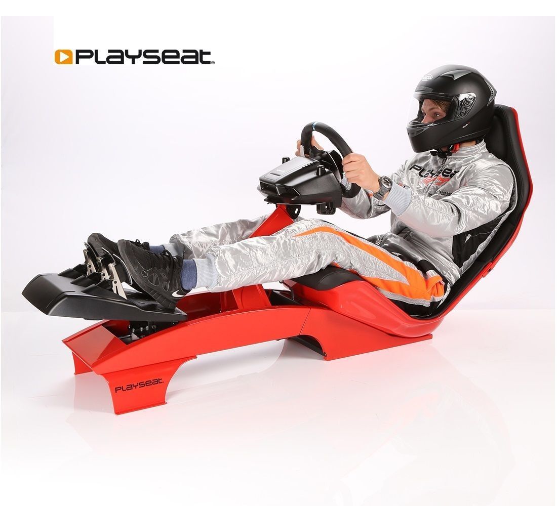 Close-up detail view of patented Playseat ForceLock quick adjustment levers