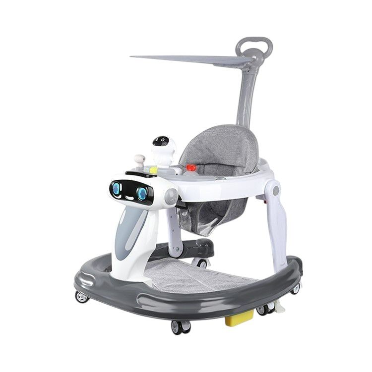 Babies-Up Folding Learning Walker Multi-Purpose Anti-Rollover With Music