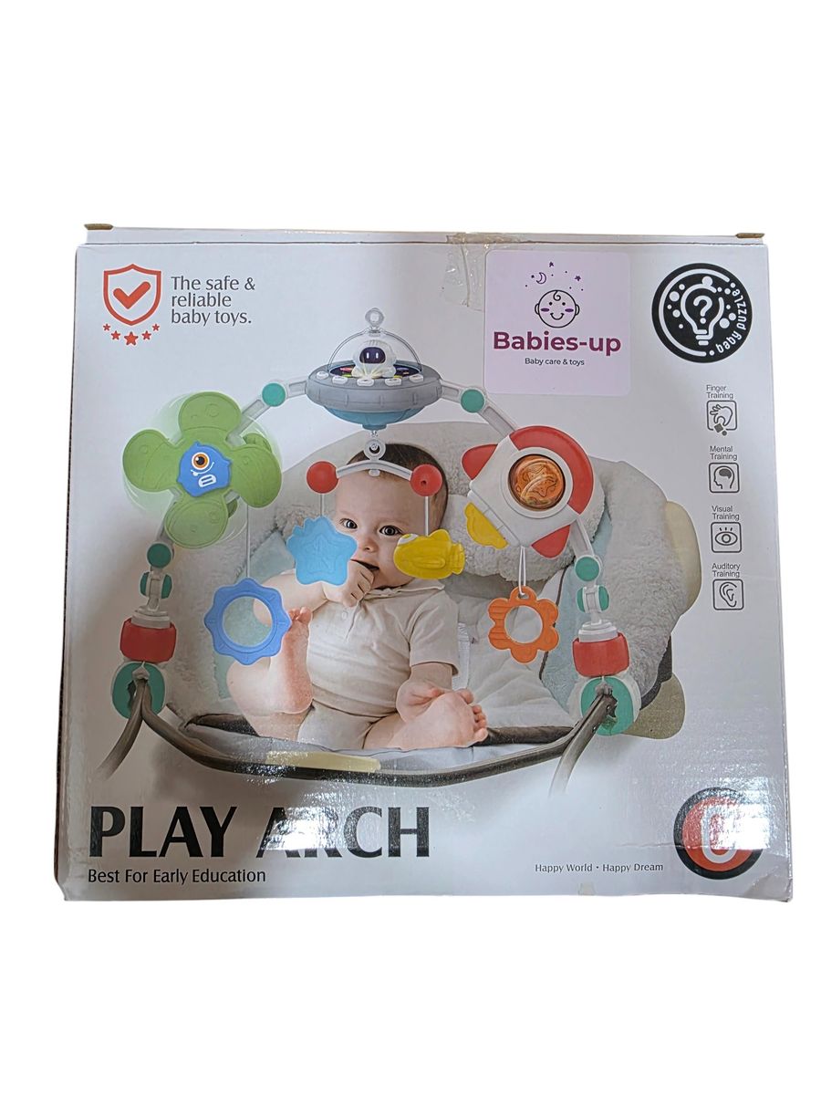 Babies-Up Musical Cot/Pram/Baby seat/Bassinet Arch Toy Mobile