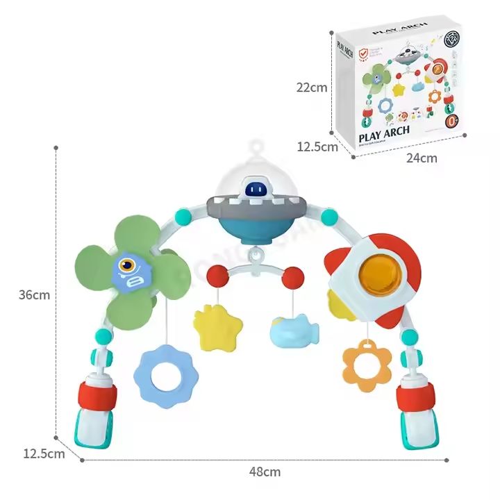 Babies-Up Musical Cot/Pram/Baby seat/Bassinet Arch Toy Mobile