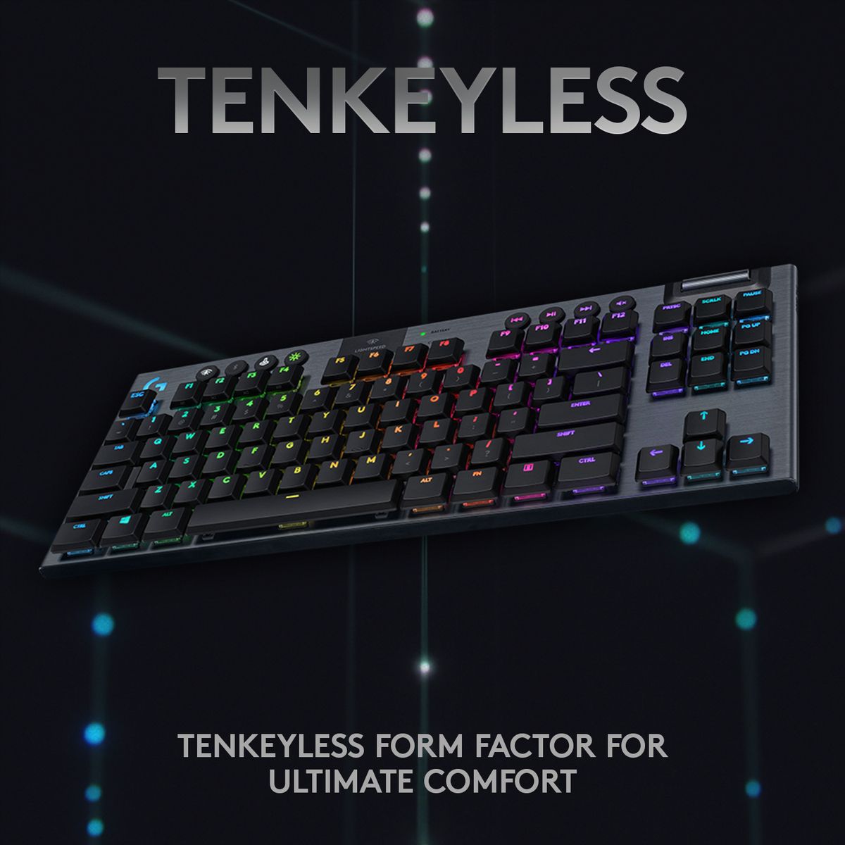 Logitech G915 X LIGHTSPEED Low-Profile Wireless Gaming Keyboard (2 Year Warranty, Parallel Import)