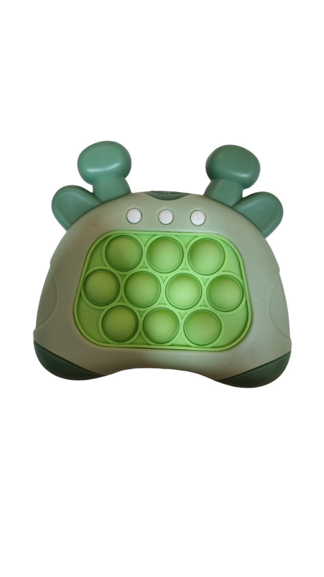 Kids-Up Electronic Pop It Quick Push Game Green Fawn/Giraffe Popper
