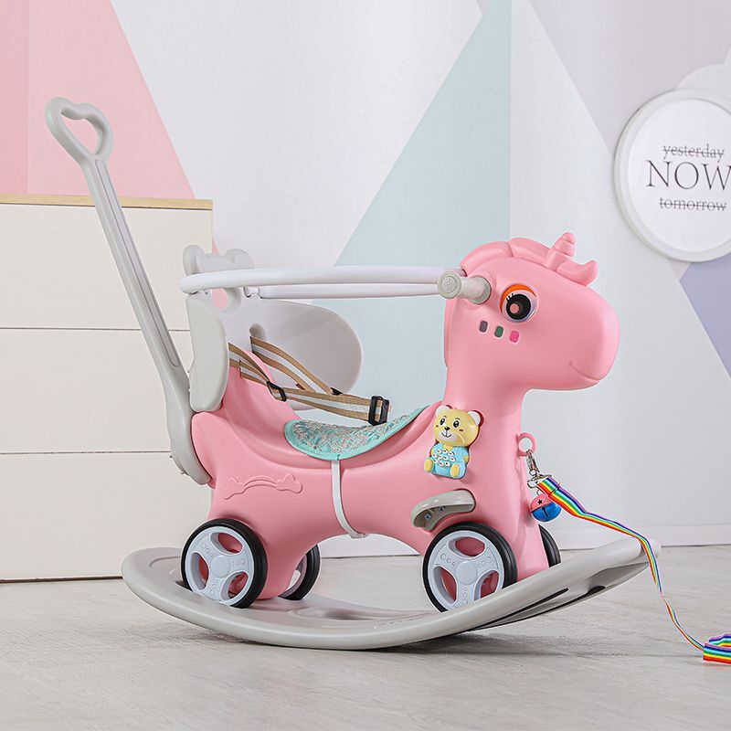 Babies-Up 6-in-1 Rocking Horse with Music Delight for Kids Age 1-2yrs
