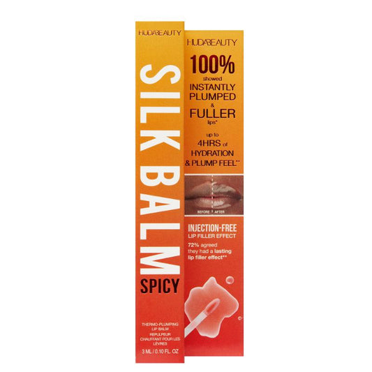 HUDA BEAUTY Silk Balm Spicy Thermo-Plumping Lip Balm