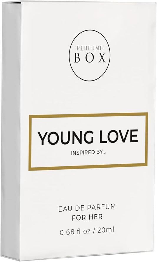 Compact 20ml travel size Perfume Box Young Love spray inside a luxury clutch