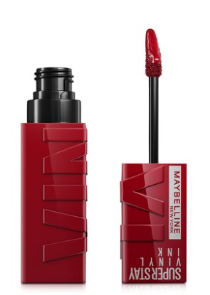 Maybelline Superstay Vinyl Ink Liquid Lipstick, Smudge-free, Shine Finish