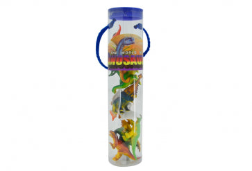 2.5INCH DINOSAURS SET 12PCE IN PVC TUBE