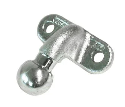 Metal ball hitch coupler for towing trailers, compatible with vehicle hitch receivers
