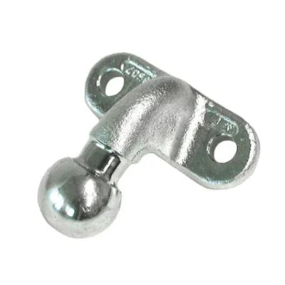 Metal ball hitch coupler for towing trailers, compatible with vehicle hitch receivers