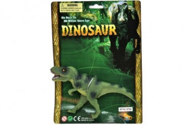 DINOSAUR 6 INCH T-REX ON CARD