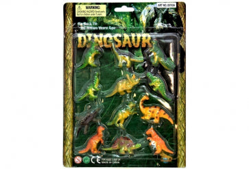 DINOSAUR SET ON B/C 12 PCE