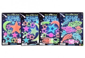 GLOW IN THE DARK STARS & PLANETS