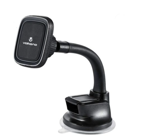 Volkano Magnetic Flexible Car Phone Holder with Suction Cup - Hold Series