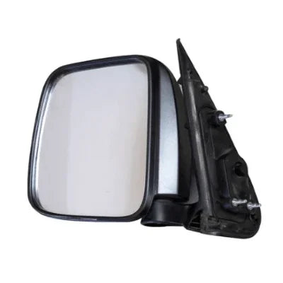 Black car side mirror with mounting bracket, compatible with vehicle accessories and auto parts