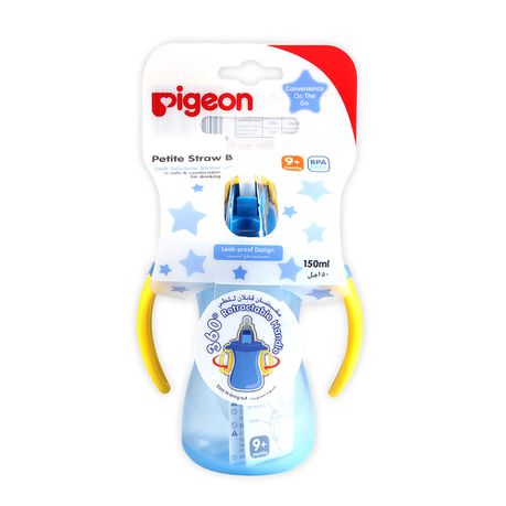 Pigeon Petite Straw Bottle Blue 150ml