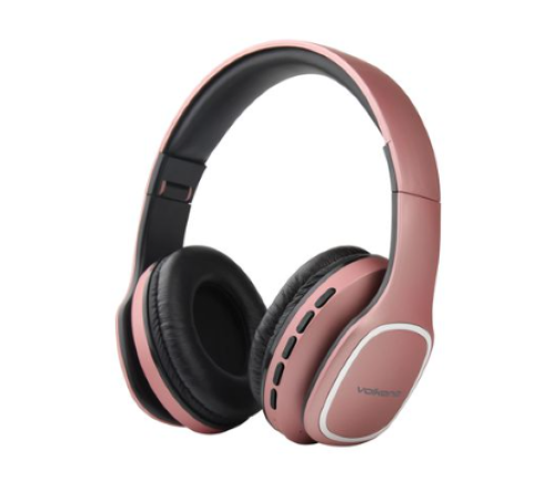 Volkano Wireless Bluetooth Headphones - Phonic Series - Rose Gold