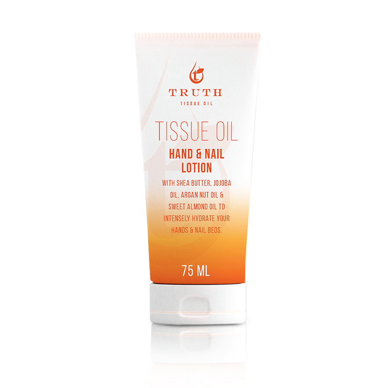 This lotion provides the best repairs & hydrates the dry skin. It softens cuticles and nourishes the nails.
Ingredients
Vitamin A, Vitamin E, Argan oil, Jojoba oil, Sweet almond oil & sunflower oil
What's in the box
1 X 75ml Tissue Oil Hand & Nail Lotion