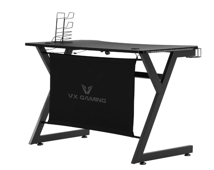 VX Gaming Gaming Desk with RGB lighting - Balder Series