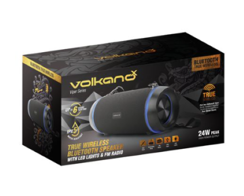 VolkanoX Viper Series Bluetooth Speaker - Black