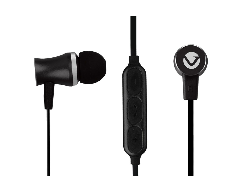 Volkano Chromium Series Bluetooth Earphones - Black