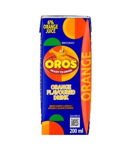 Oros 200ml Ready To Drink – Orange (Tetra) Pack of 24