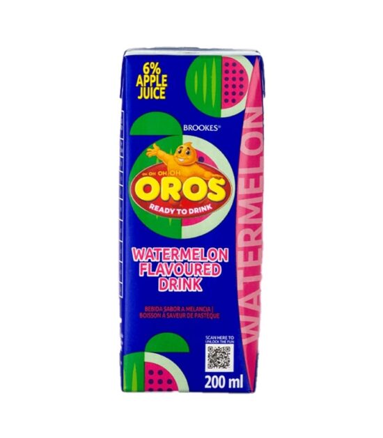 Oros 200ml Ready To Drink – Watermelon (Tetra) Pack of 24