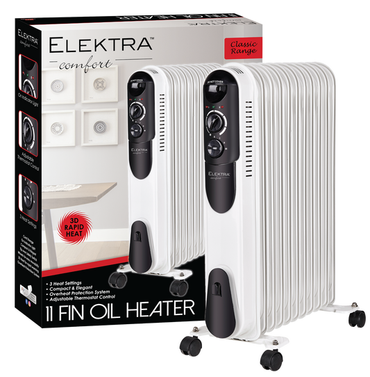 Elektra 11 Fin Oil Heater