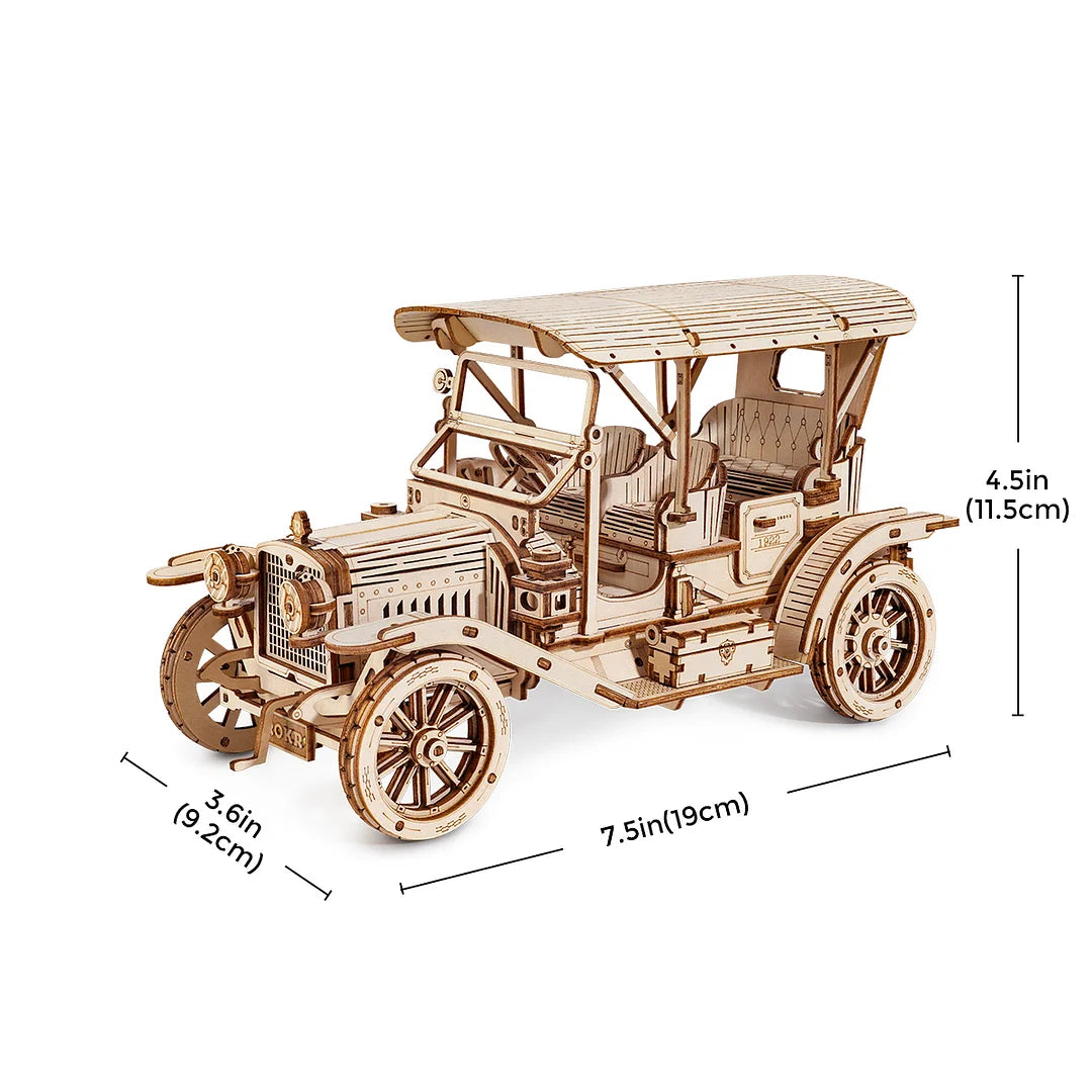 Robotime Vintage Car 3D Wooden Puzzle