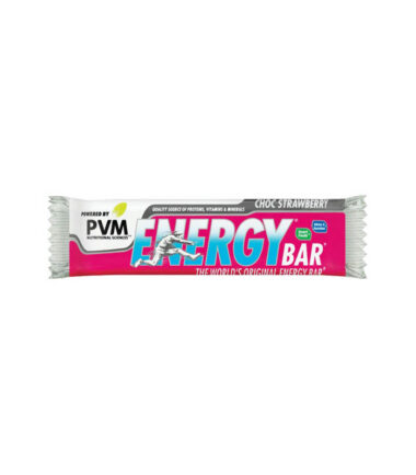 PVM Chocolate Strawberry Energy Bars (Box of 20 x 45g)