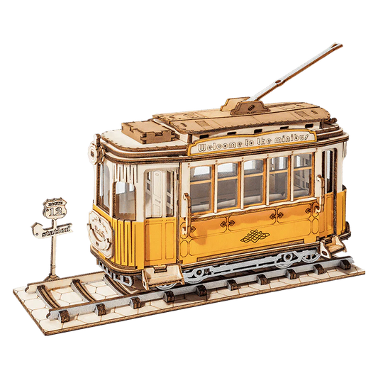 Robotime Historical Tramcar 3D Wooden Puzzle