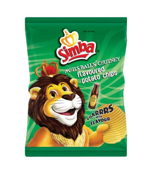 Simba Large Mrs Balls Chutney 125g Box of 24 Chips