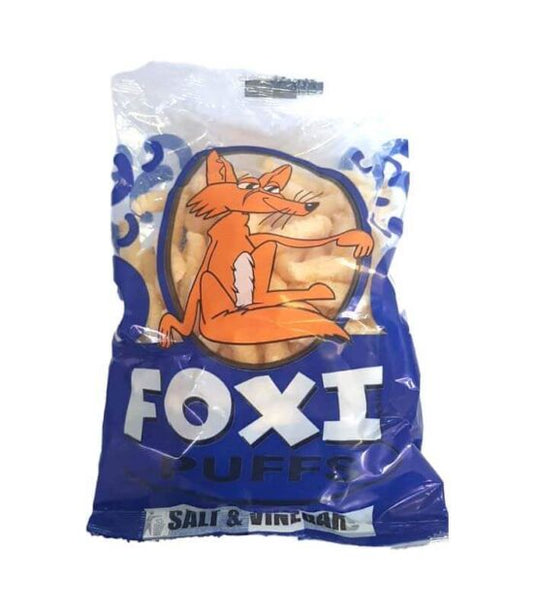 Foxi Puffs Salt and Vinegar Chips 50g Pack of 20