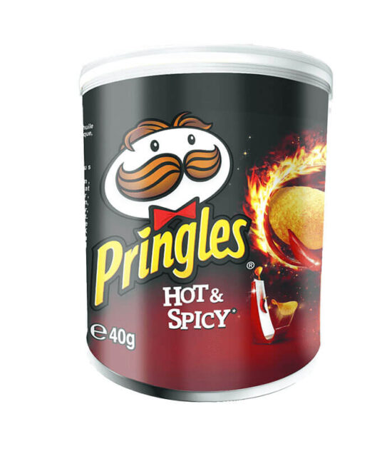 Simba Pringles Hot & Spicy 40g Box of 12