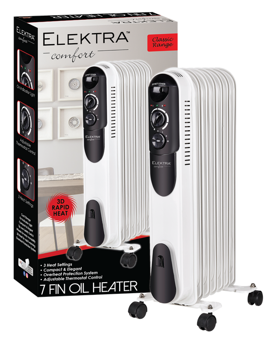 Elektra 7 Fin Oil Heater